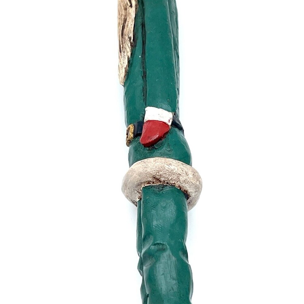 Jim Shore Christmas Pencil Santa Claus Green 1990 11.5” Tall KLE 2509 JS 7 - Picture 13 of 16